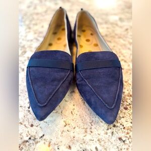 Boden Deep Blue Suede Loafers